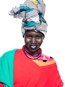 Alek Wek in UCB spring/summer campaign 2013 Photo:UCB tumblr.com