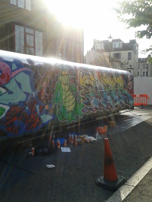 Street art in the sunset http://www.urbanart.co.uk/