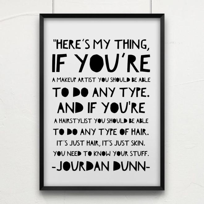 Jourdan Dunn said makeup artist wont touch black skin