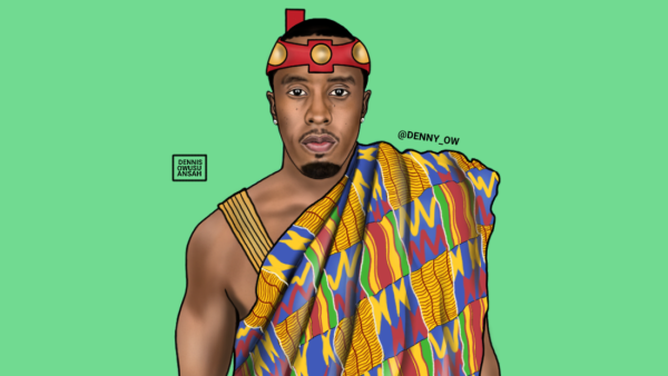 puff daddy, African print, Ghana art, African art