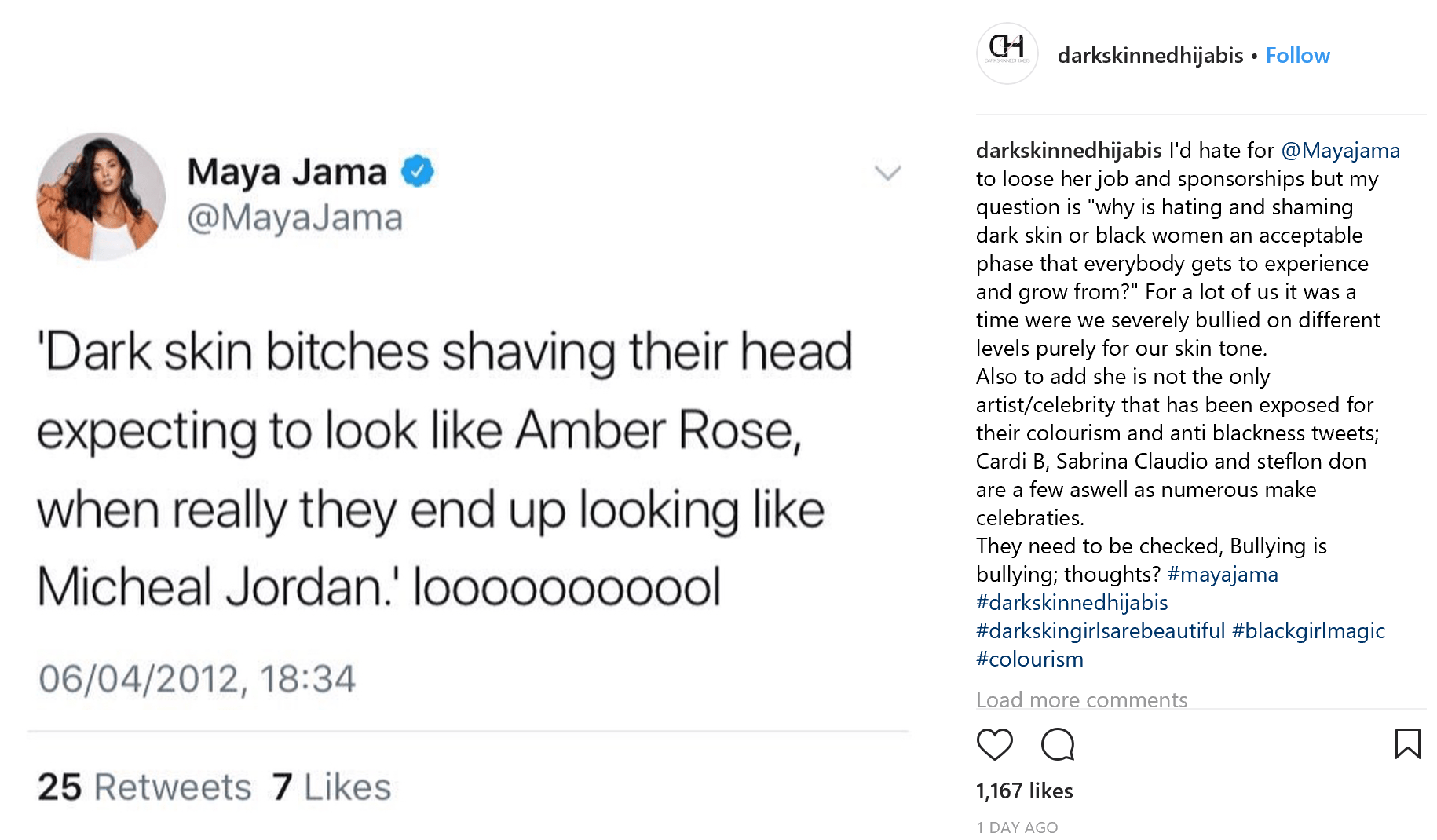 maya jama tweet